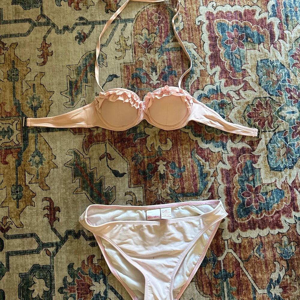 Light pink bikini top
